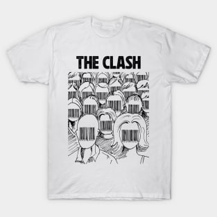 Barcode face The Clash T-Shirt